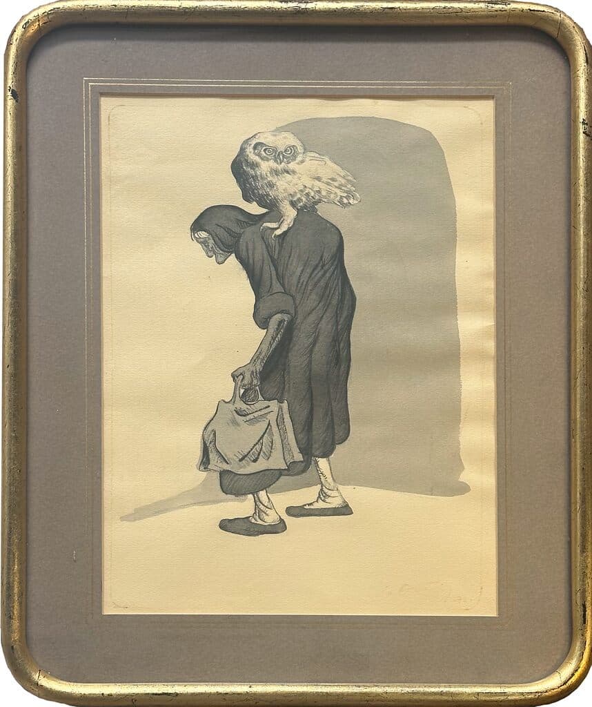 Sin título de Jesus Ortíz Tajonar - Ink on paper, 1950s