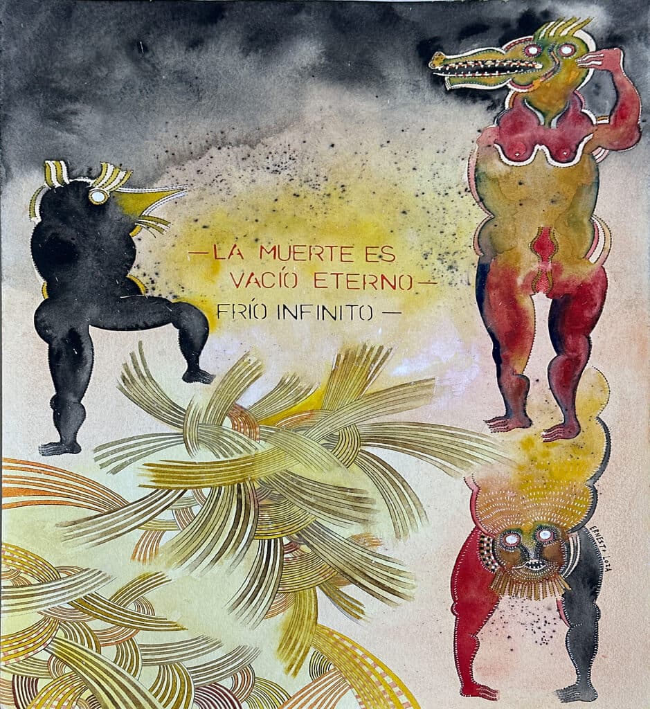 Sin título de Ernesto Loza - Mixed Media on paper, 2020s