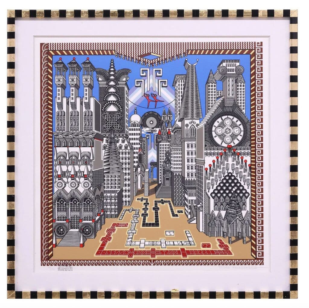 Malabaristas Parapsicológicos de Pedro Friedeberg - Serigraph