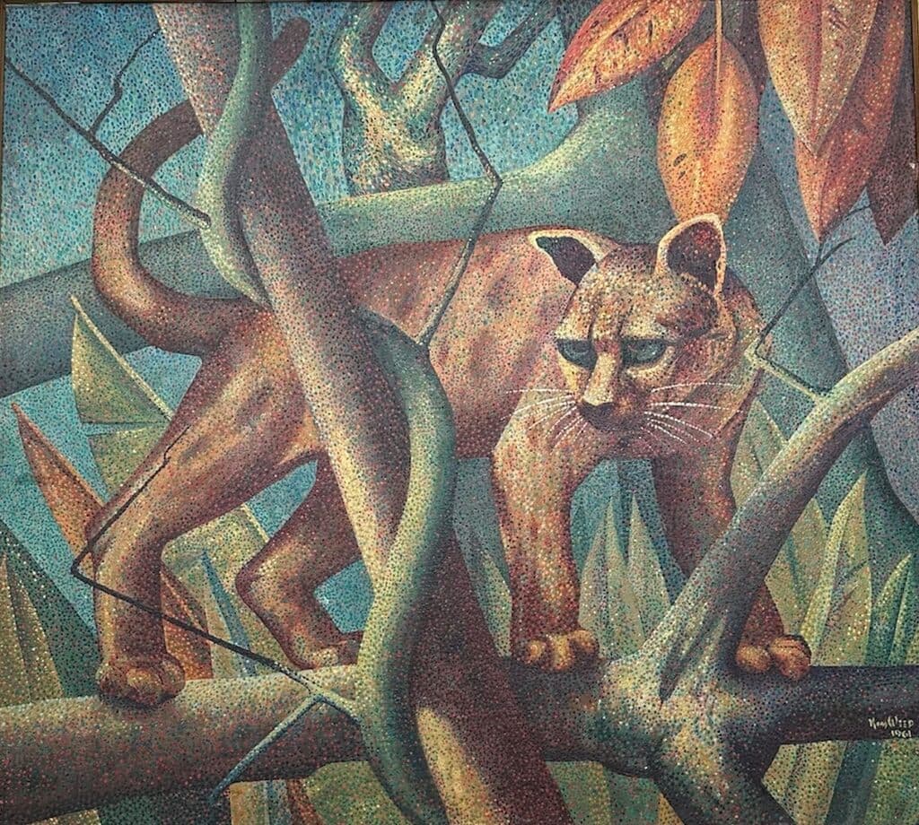 Sin título de Howard Kimball "Kim" Weed - Oil on canvas, 1961