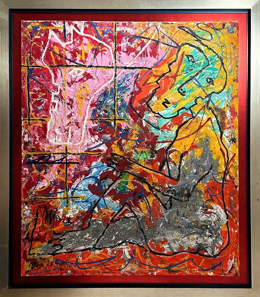 Sin título de Alejandro Santiago - Oil on canvas, 2011