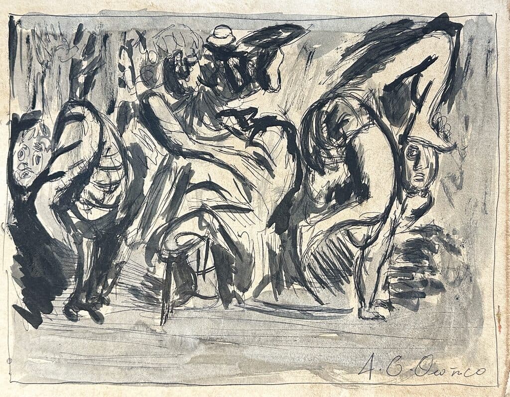 Sin título de José Clemente Orozco - Ink on paper, 1883-1949