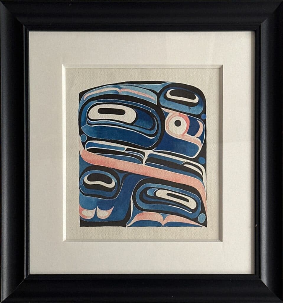 Northwest Mask de Antonio M. Ruiz - Watercolor on paper, 1950s