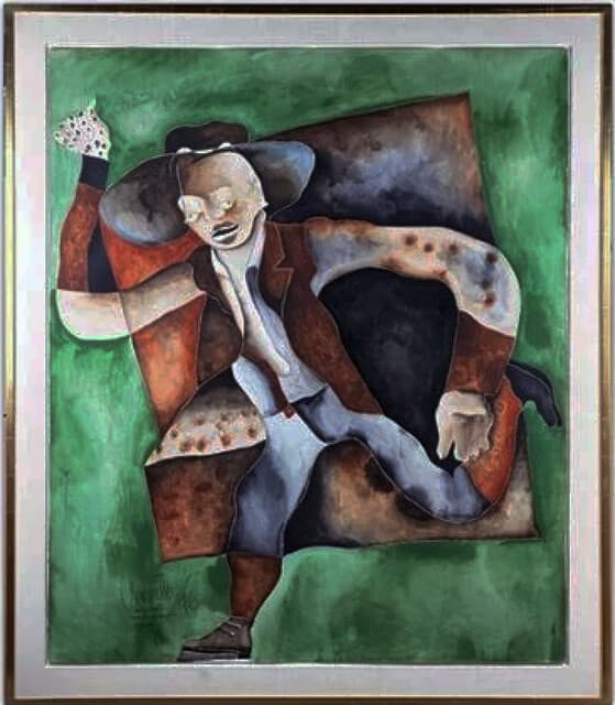 Autoretrato Como Diego Rivera de Javier Arevalo