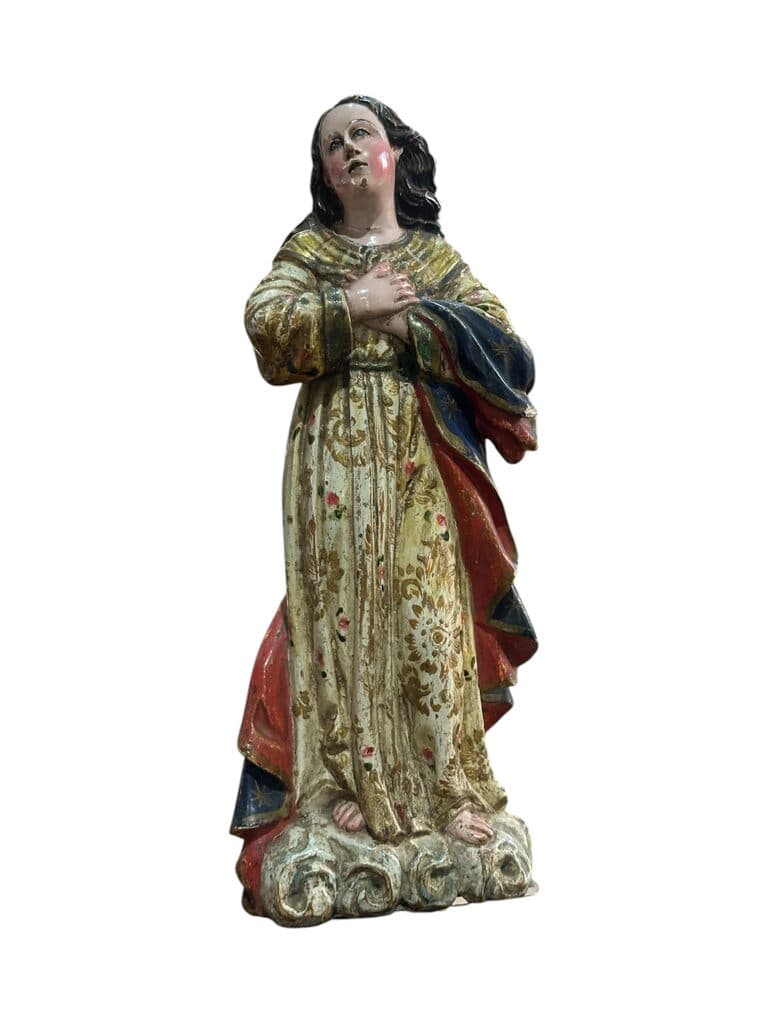 Mexican Mary Magdalene de Unknown Artist - Wood, Siglo XVIII