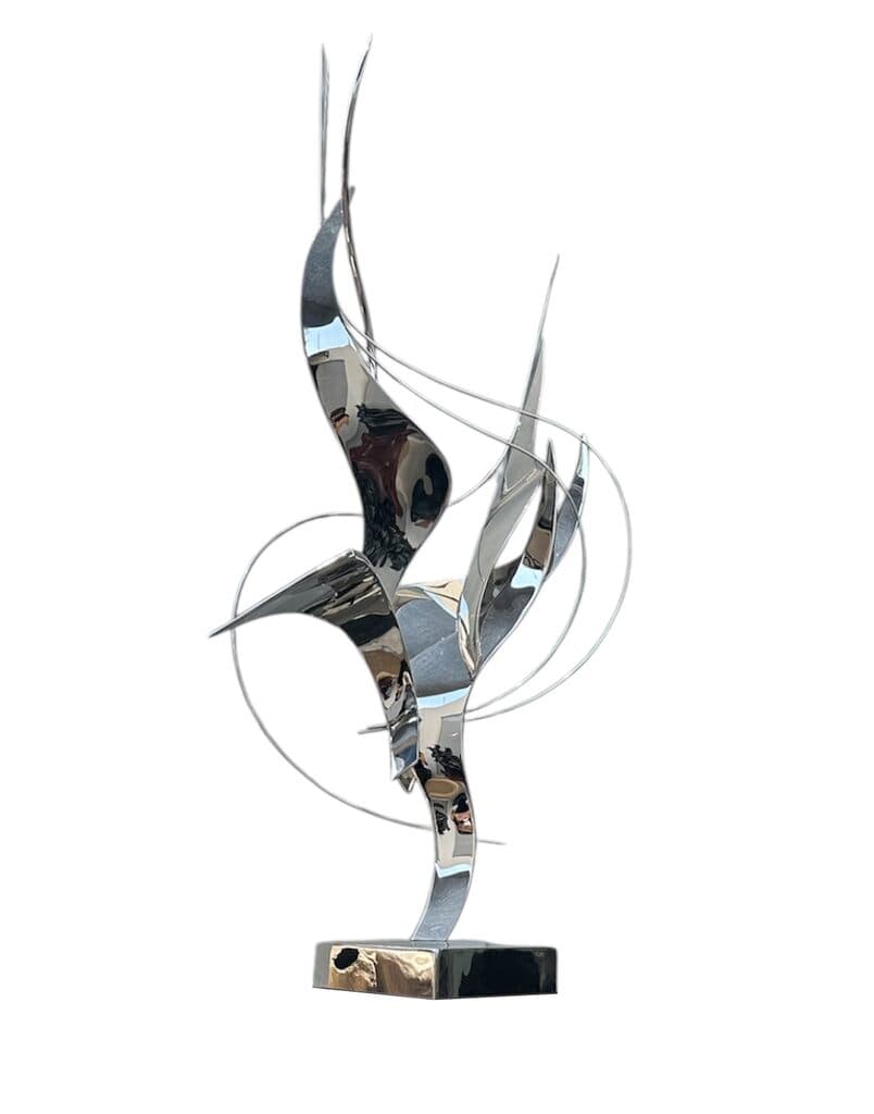 Sin título de Leonardo Nierman - Stainless steel, 1932-2023