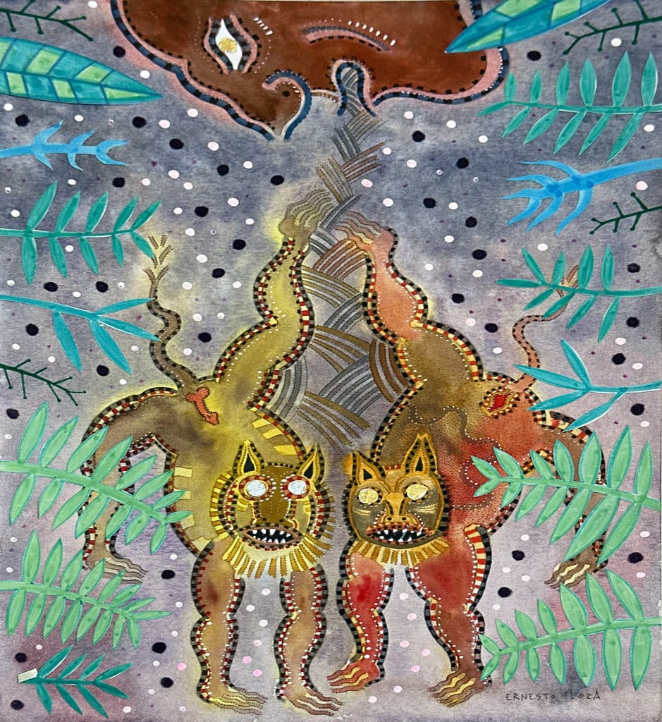 Sin título de Ernesto Loza - Mixed Media on paper, 2020s