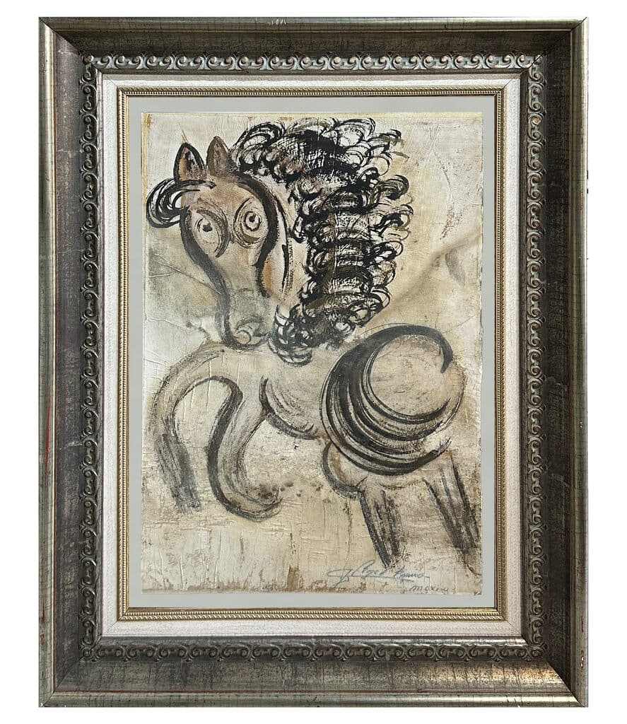 Caballo de Jesus "Chucho" Reyes Ferreira - Tempera on paper, 1960s