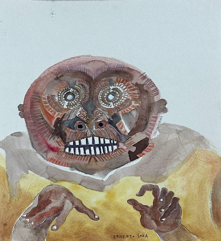 Sin título de Ernesto Loza - Mixed Media on paper, 2020s