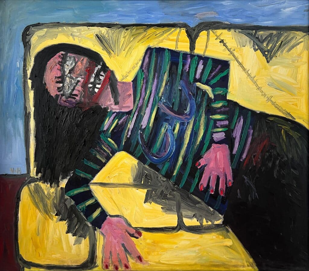 Mujer Acostada de Víctor Hugo Pérez - Oil on canvas, 2010-2020