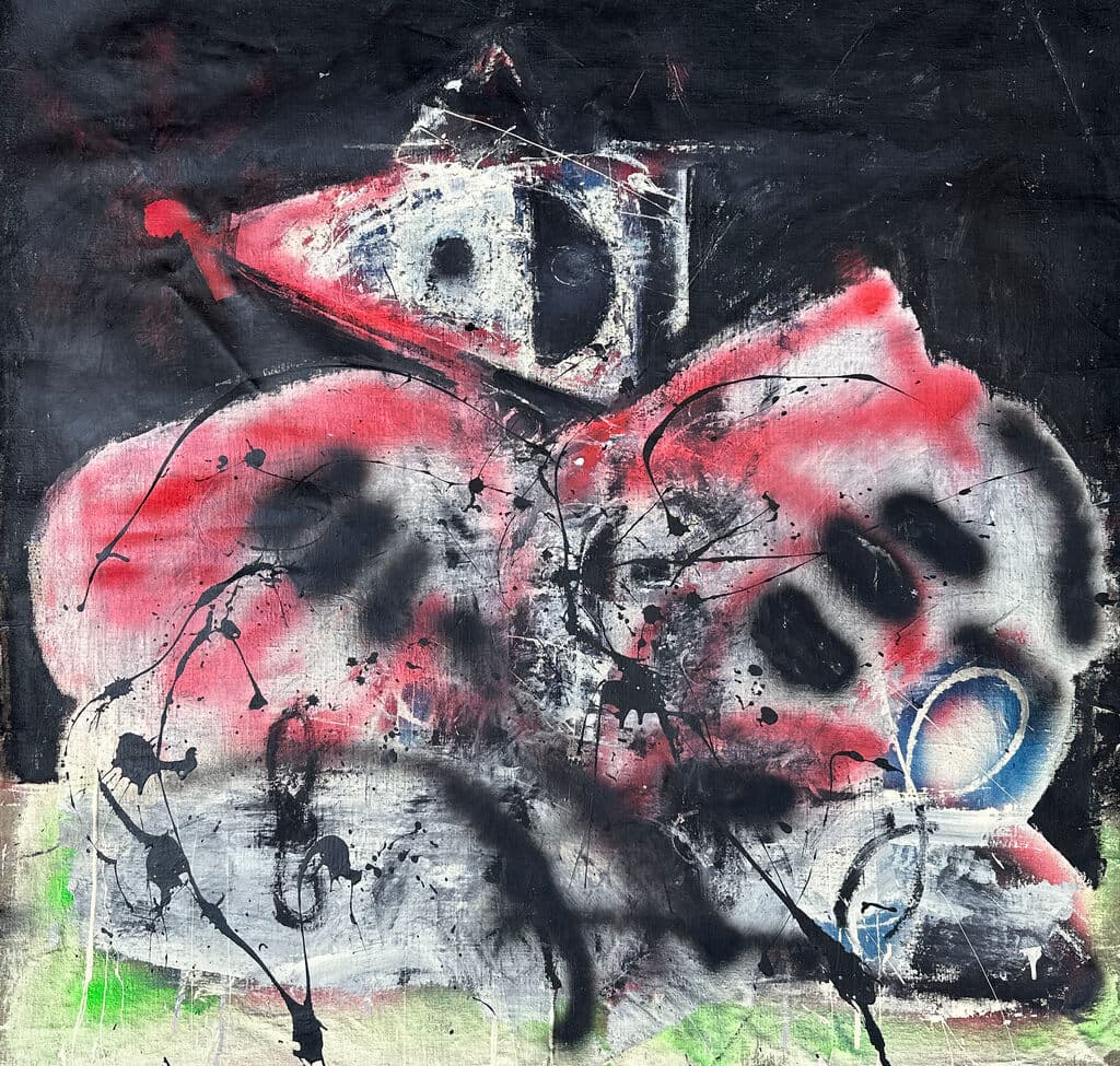 Sin título de Dario Sandoval - Oil on canvas, Mixed media, 2021