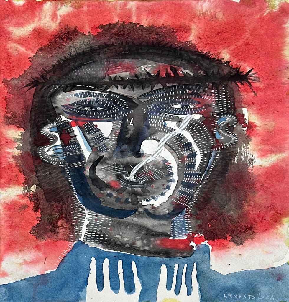 Sin título de Ernesto Loza - Mixed Media on paper, 2020s