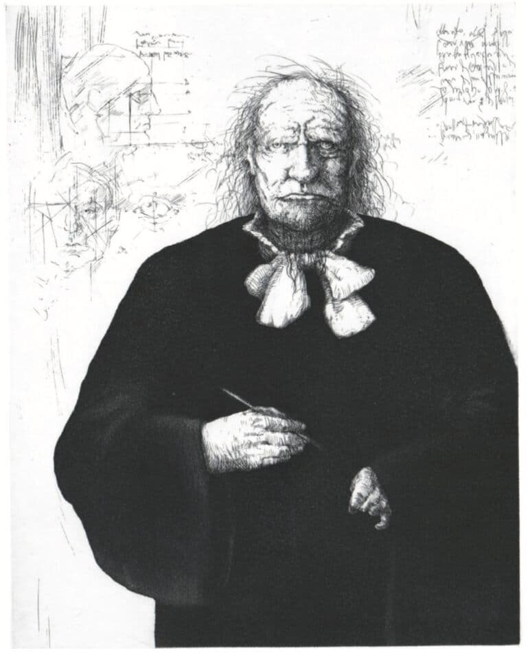 Sin título de Lilly Rosa - Engraving, 1990