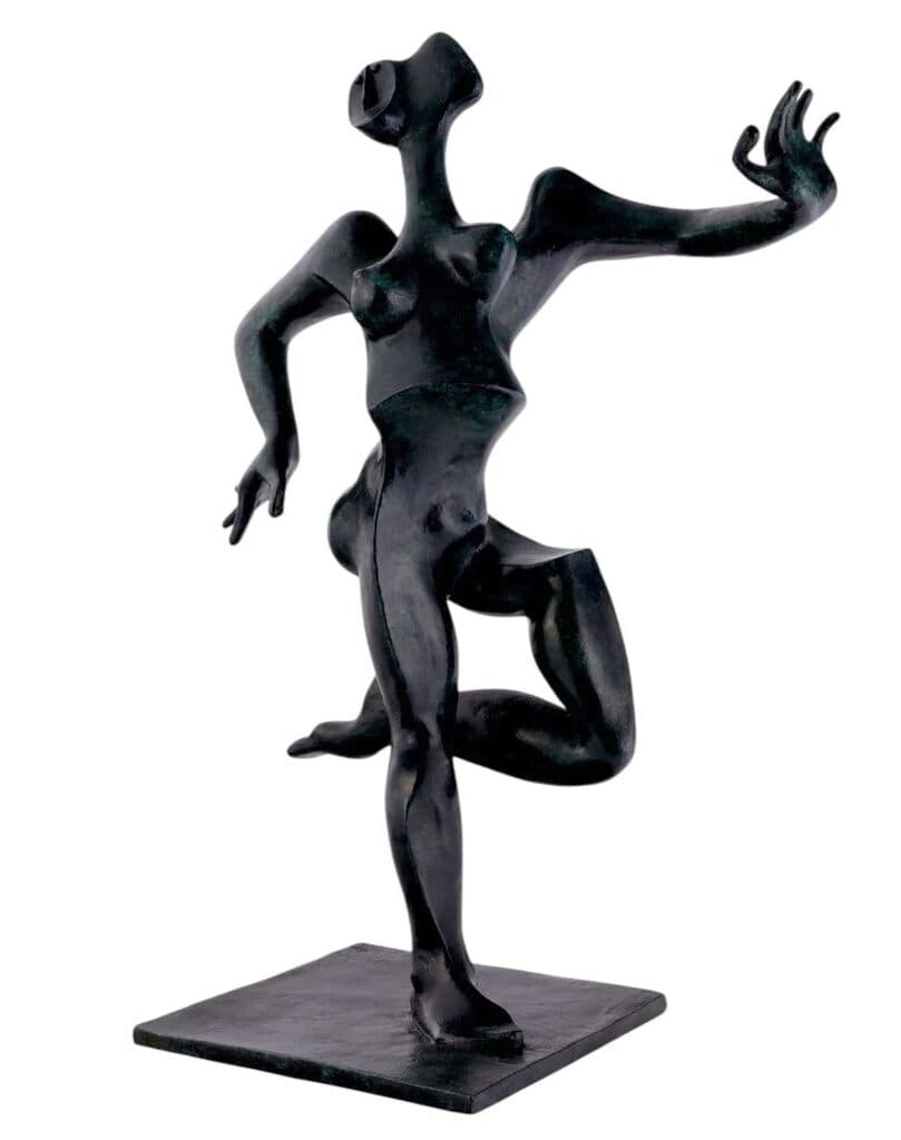 Woman figure de Byron Galvez - Bronze, 1991