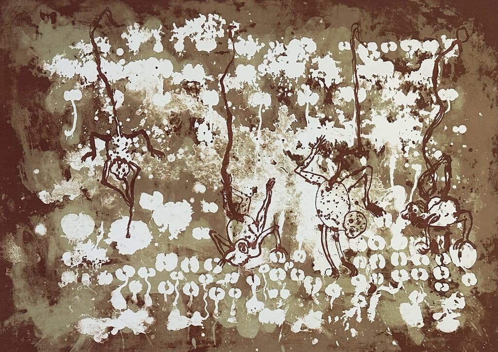 Sin título de Sergio Hernández (b. 1957) - Lithograph