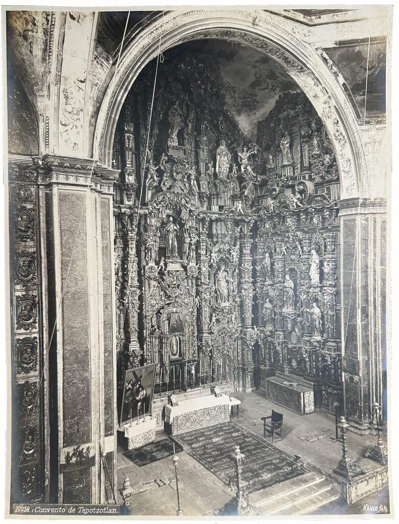 N°58: Convento de Tepotzotlán de Guillermo Kahlo - Gelatin on silver print, Principios del siglo XX