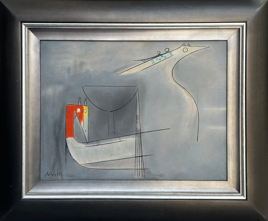 Sans titre de Wifredo Lam - Oil on canvas, ca. 1970