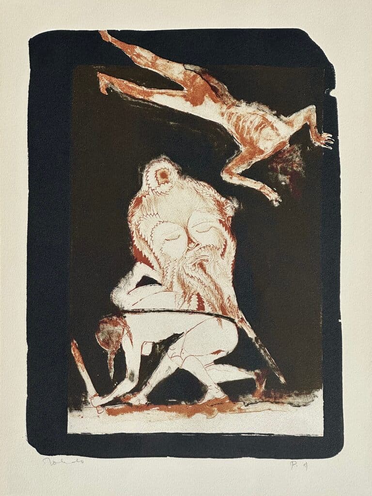 Muerte Roja de Francisco Toledo - Lithography, 1994