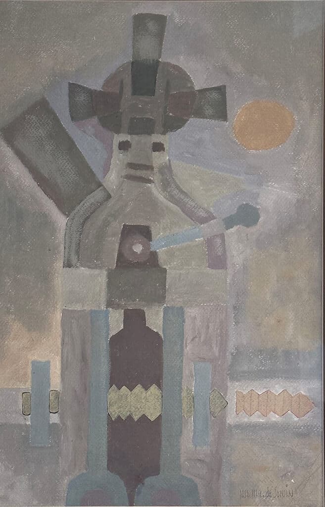 Sin título de Jose Maria de Servin - Watercolor on paper, 1940s-1950s