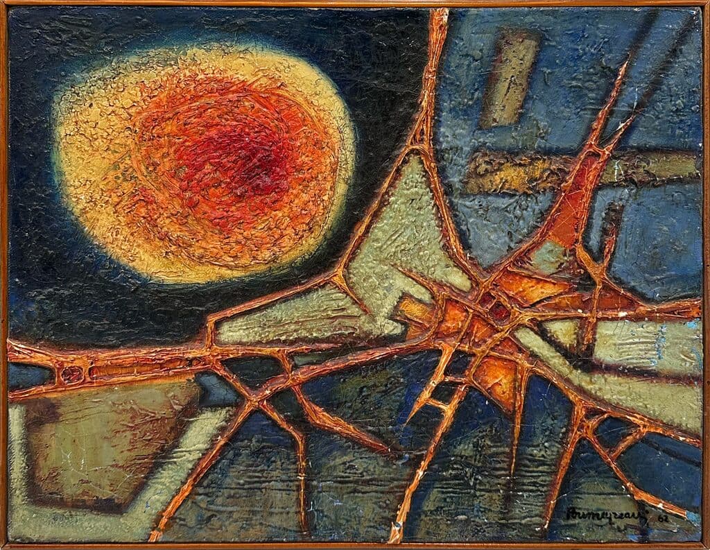 Untitled de Unknown Artist - Mixed media on canvas