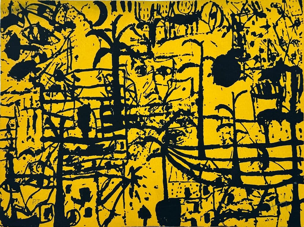Untitled de Sergio Hernández (b. 1957) - Silkscreen