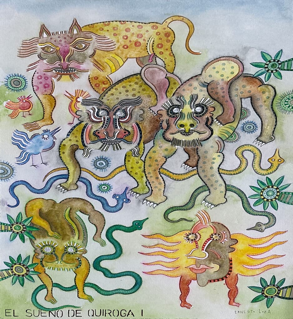 Sin título de Ernesto Loza - Mixed Media on paper, 2020s