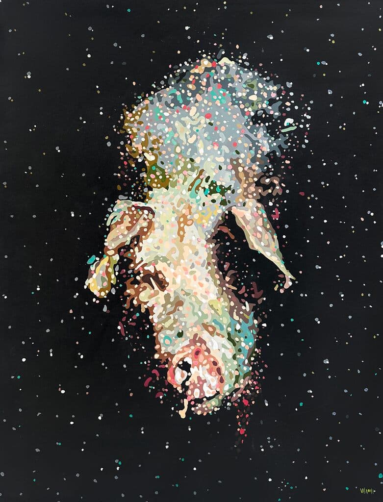 Desintegración de Carlos Villabón - Acrylic on canvas, 2015