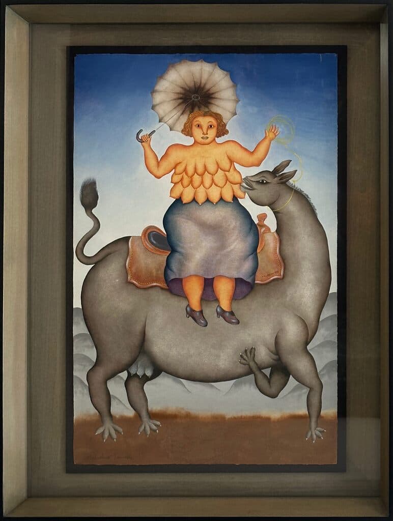 Sin título de Maximino Javier - Mixed media on paper, 1970s-1980s