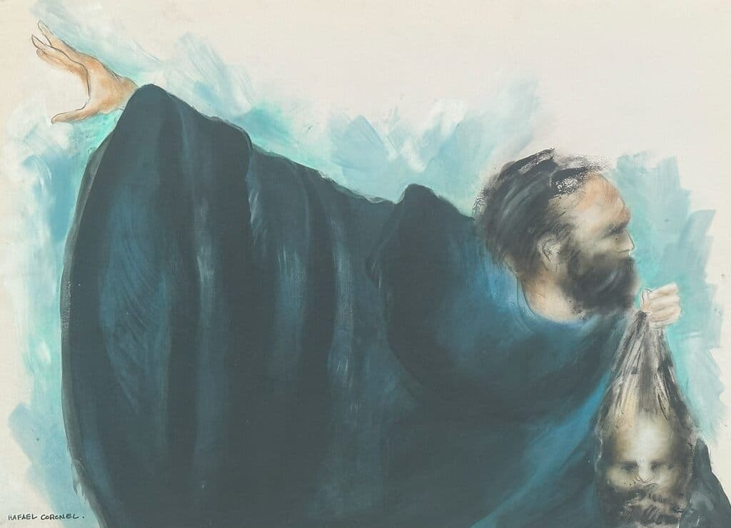 Sin título de Rafael Coronel - Watercolor on paper, 1970´s