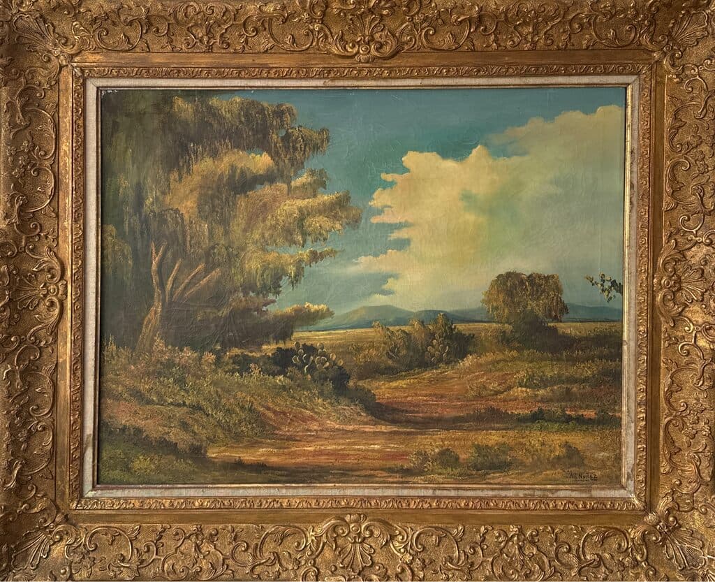 Paisaje de México de Armando Garcia Nuñez - Oil on canvas, Siglo XIX