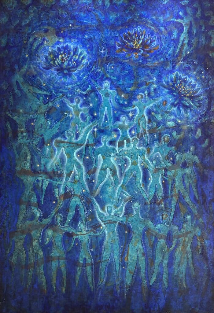 Sin título de Andrea Duarte - Oil and sand on canvas