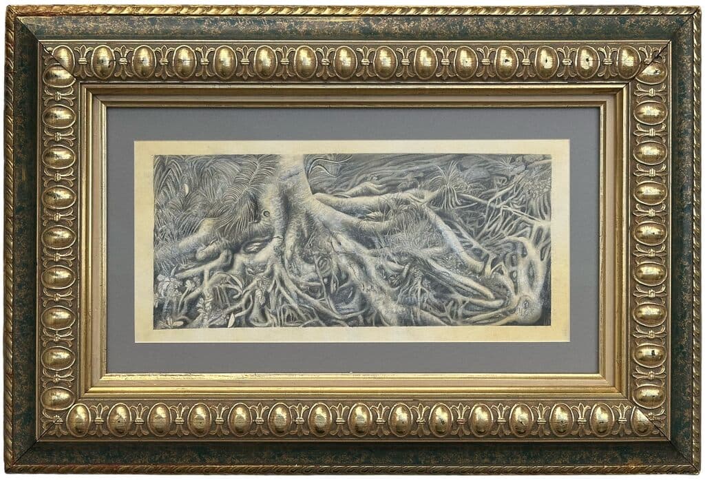 Untitled de Manuel González Serrano - Charcoal on paper