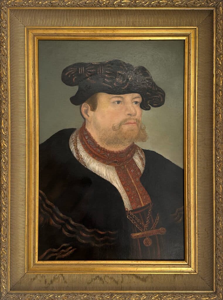 Portrait de Attributed to Lucas Cranach the Elder - Oil on canvas, Siglo XV