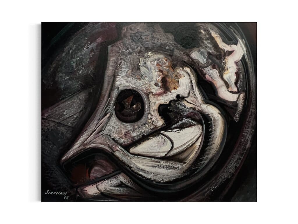 Sin título de David Alfaro Siqueiros - Oil on canvas, 1955