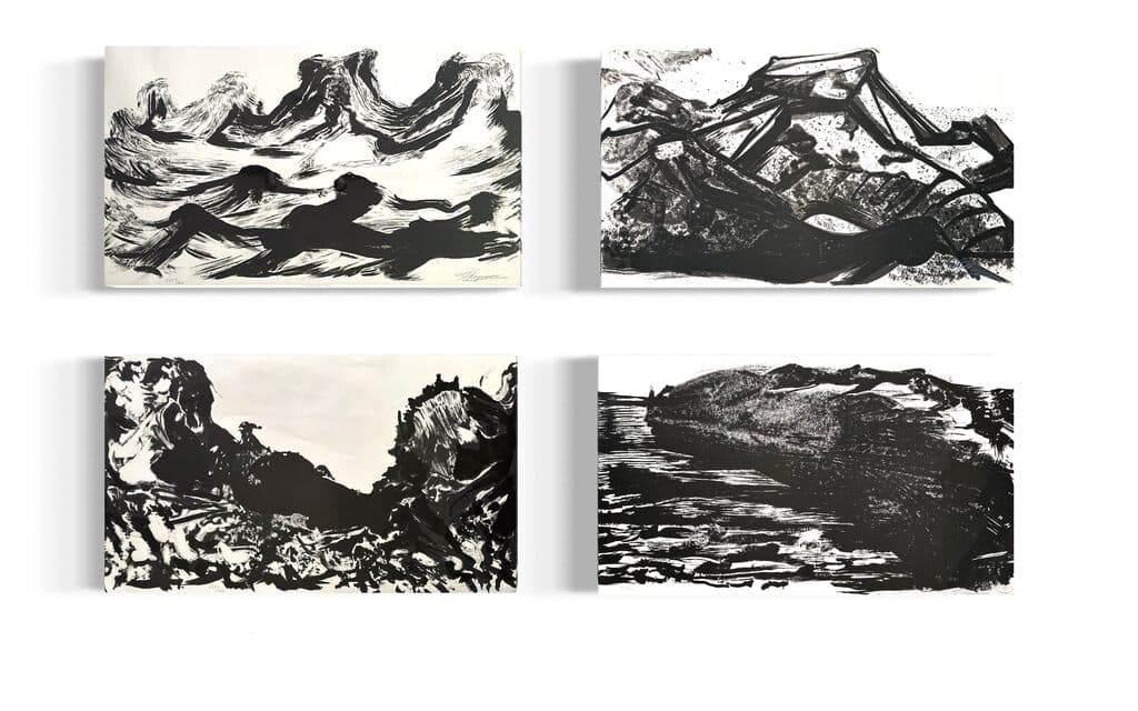 Canto General de David Alfaro Siqueiros - Engraving, Litograph, 1968