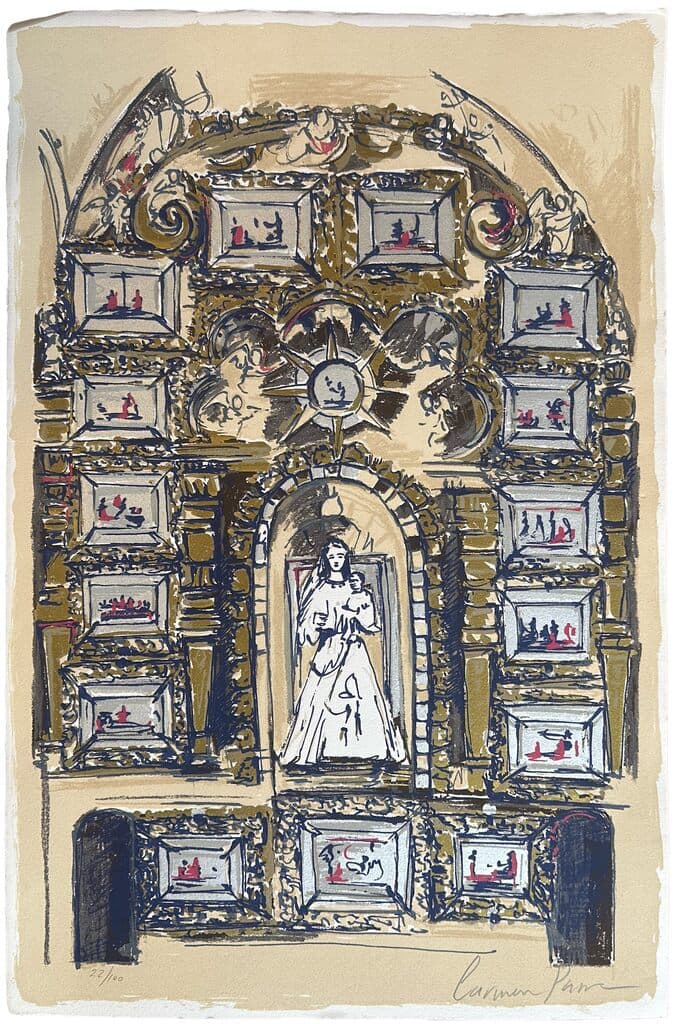 Sin título de Carmen Parra - Litograph