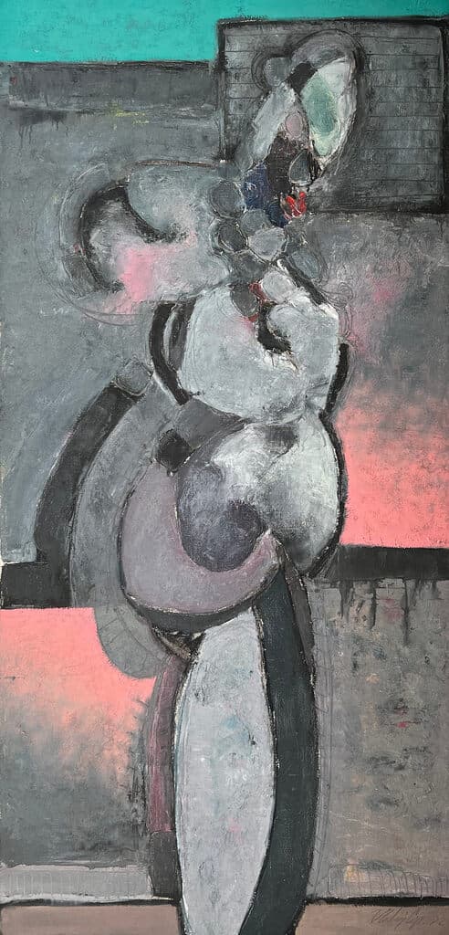 Interior 1 de Vladimir Cora - Oil on canvas, 1992