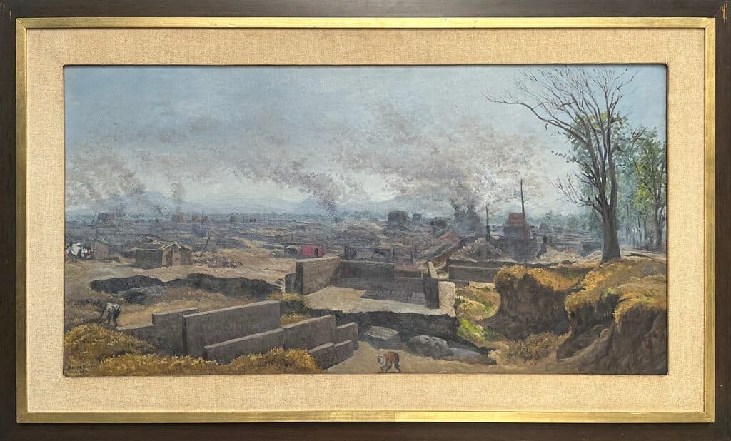 Ladrillera de Nicolás Moreno - Oil on canvas, 1963