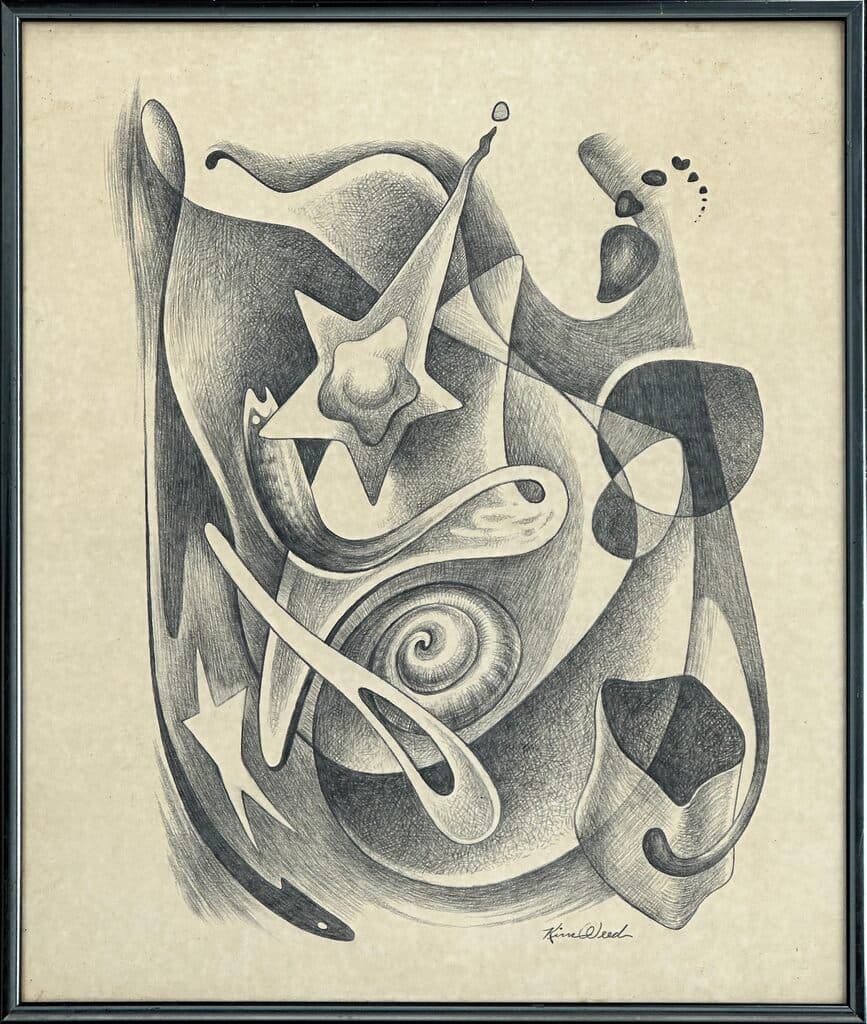 Sin título de Howard Kimball "Kim" Weed - Pencil on paper, 1960s