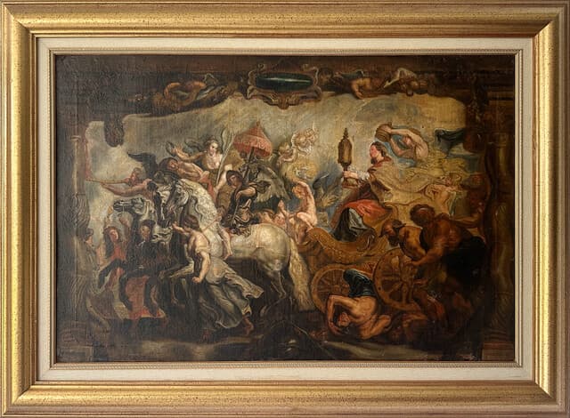El triunfo de la iglesia de Circle of Sir Peter Paul Rubens