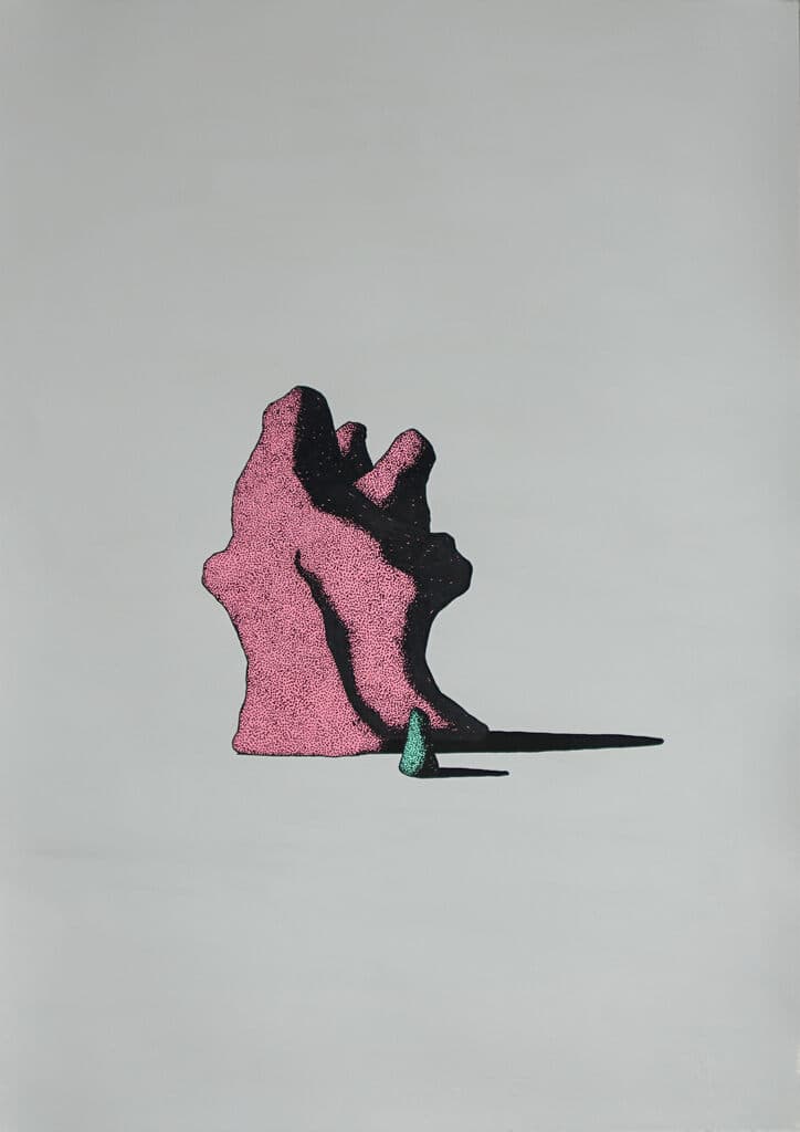 Landscape de Daniel Resendiz - Ink on paper, 2023