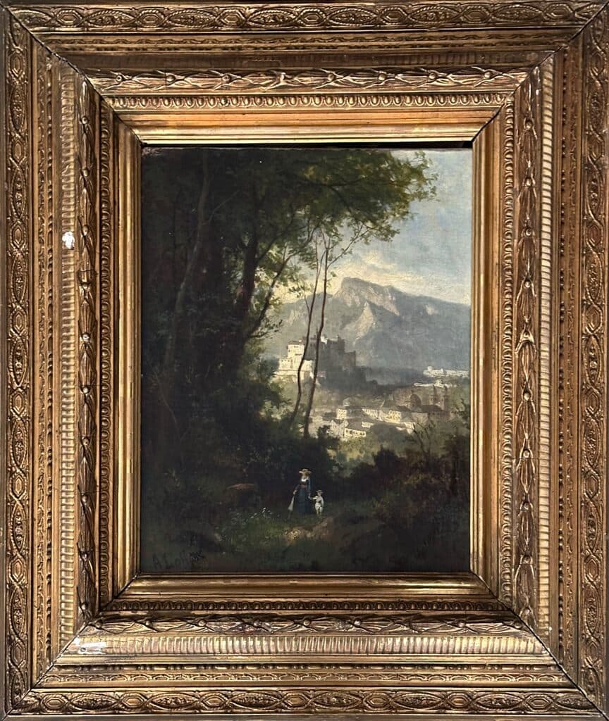 Mexican Landscape de August Lohr - Oil on canvas, 1900s