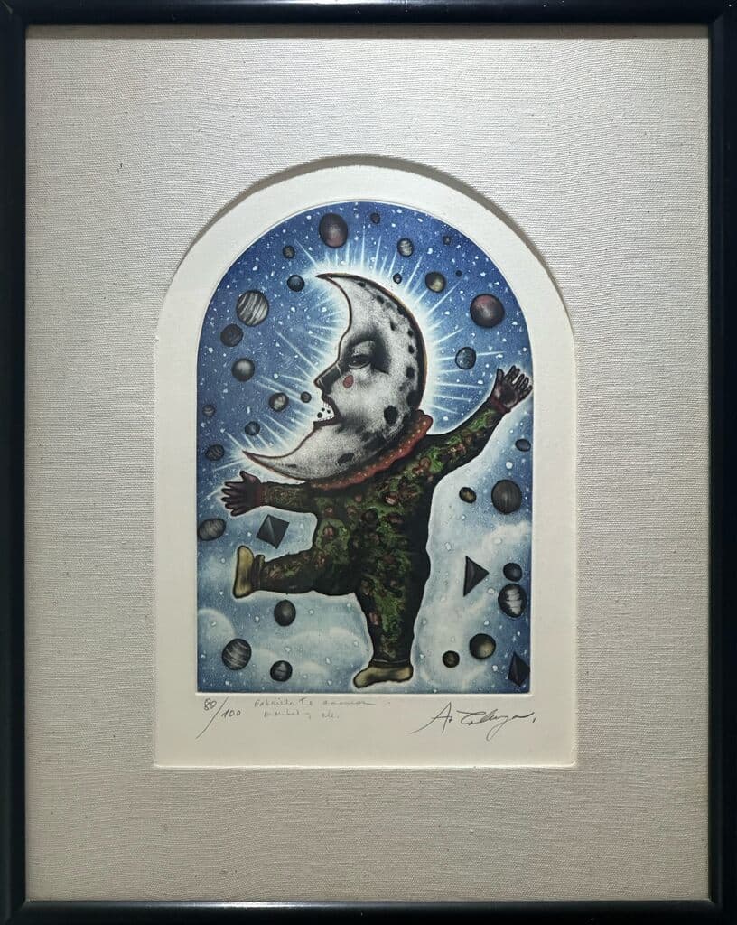 Untitled, Moon de Alejandro Colunga - Engraving