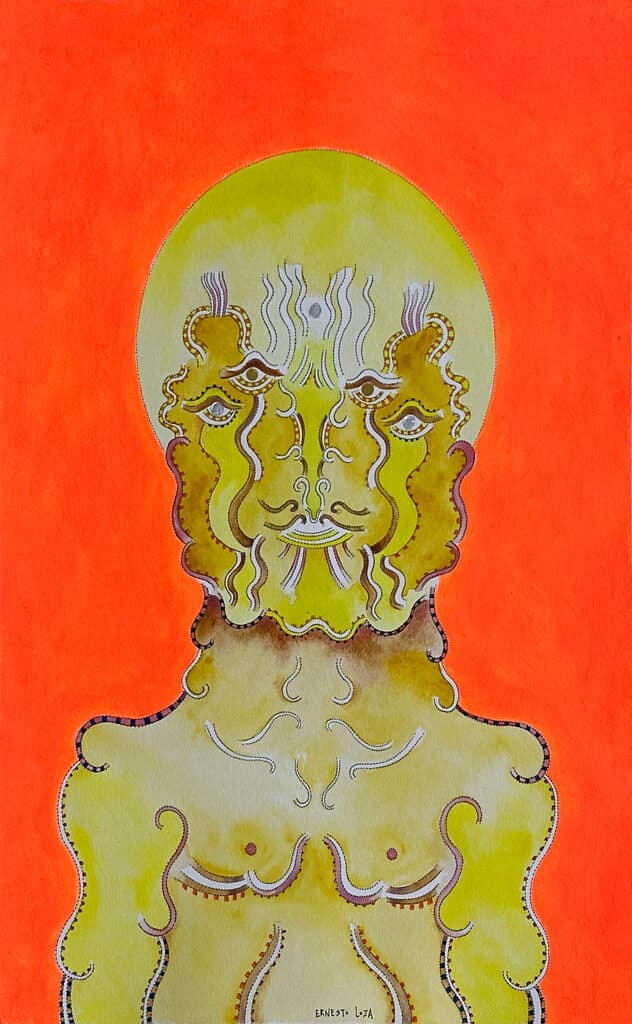Sin título de Ernesto Loza - Mixed Media on paper, 2020s