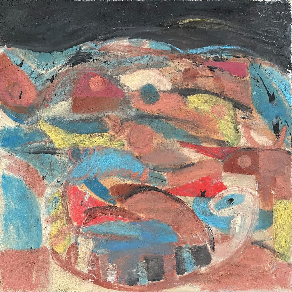 Sin título de Dario Sandoval - Oil on canvas, 2022