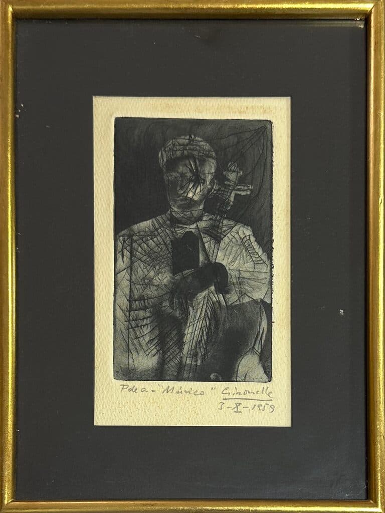 Sin título de Alberto Gironella - Engraving, 1959