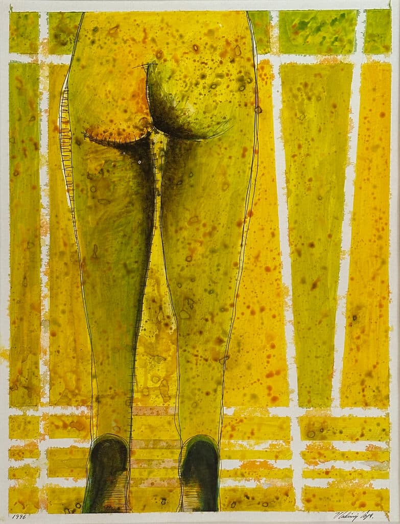 Torso #1 de Vladimir Cora - Mixography on board, 1996