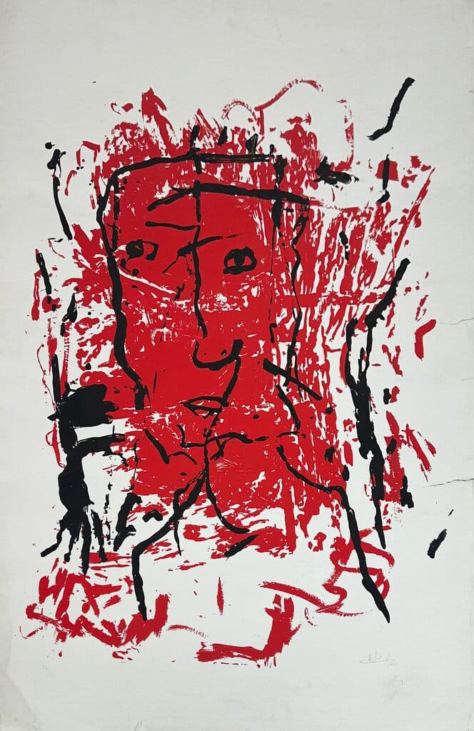 Sin título de Alejandro Santiago - Silkscreen, 2012