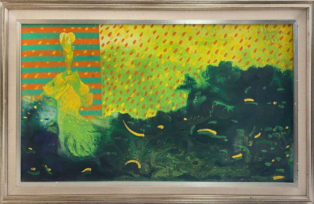 Bañista de Vladimir Cora - Oil on canvas, 1987