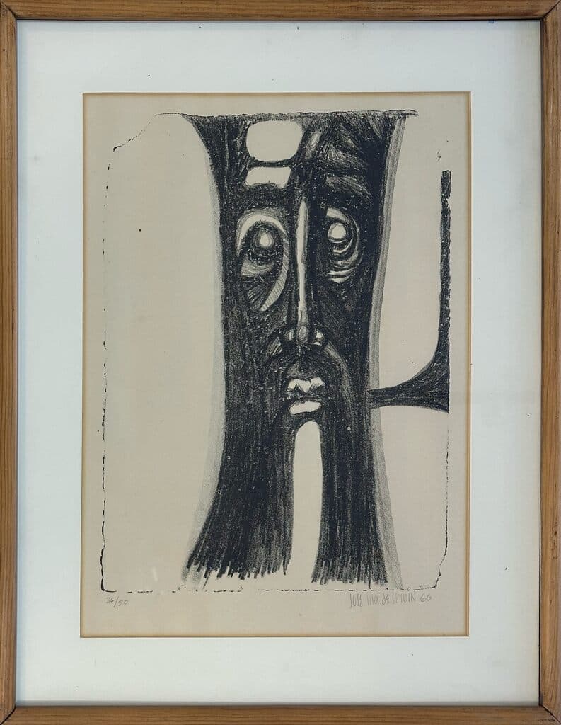 Sin título de Jose Maria de Servin - Engraving, 1966